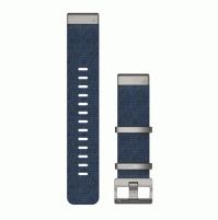 QuickFit 22 mm - Jacquard-weave nylon strap, Indigo - 010-12738-02 - Garmin